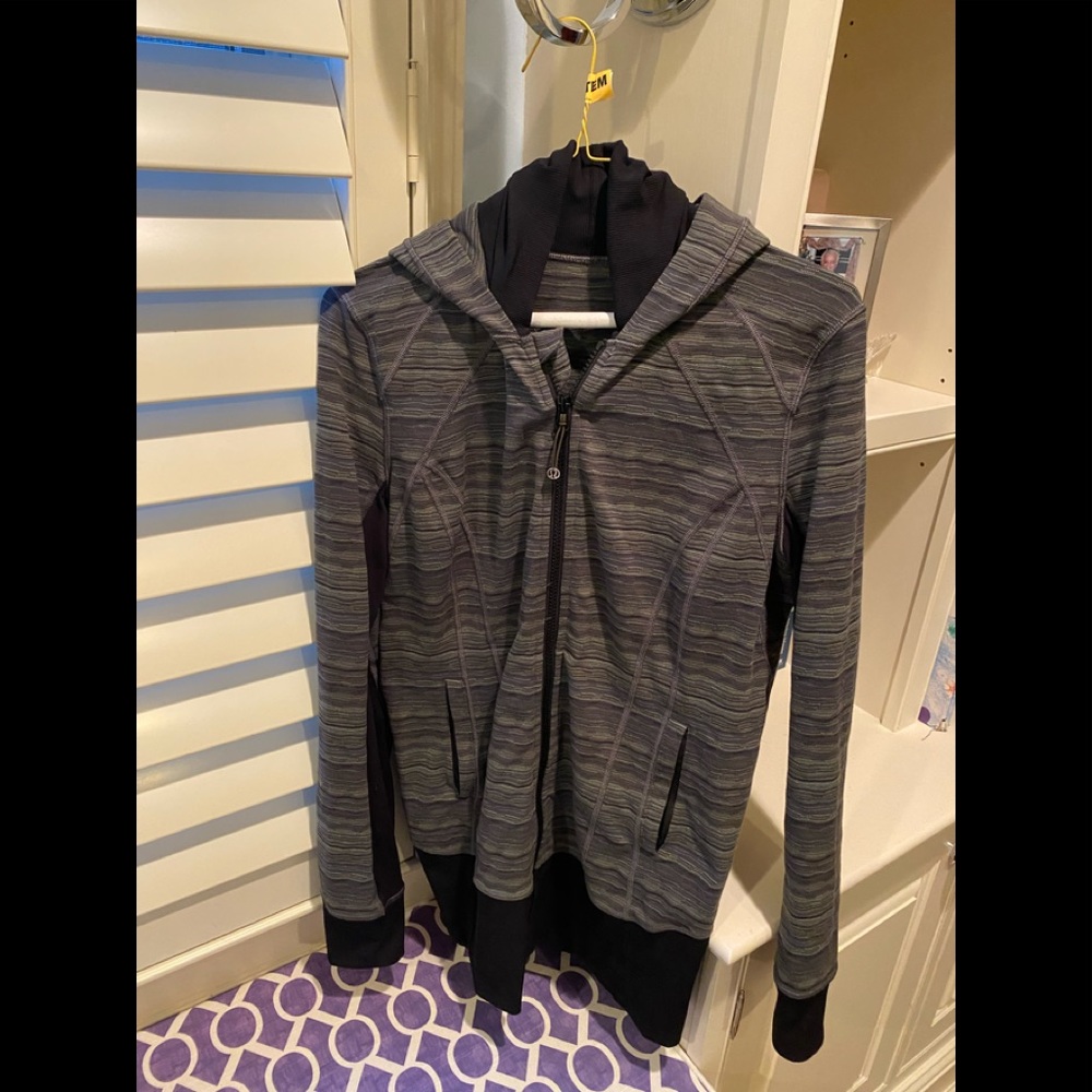 Lululemon Daily Practice Full Zip Contrast Hoodie